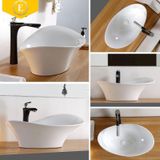 Chậu Lavabo sứ LV 028