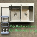 Chậu rửa bát có bàn 1000x45