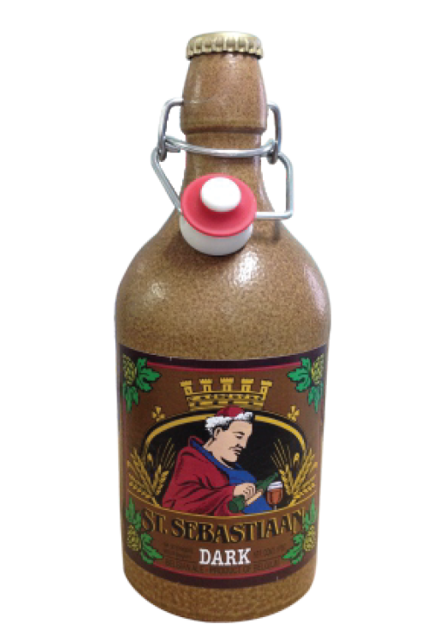 Bia chai sứ St. Sebastiaan Dark
