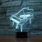 Đèn Led Piano 3D Đổi Màu