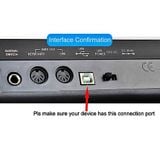 Cáp Kết Nối Đàn Piano, Organ Với Ipad, Iphone Cổng Midi USB OTG Type B