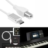 Cáp Kết Nối Đàn Piano, Organ Với Ipad, Iphone Cổng Midi USB OTG Type B
