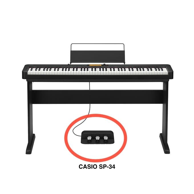 Keyboard Pedal Casio SP-33 3-Pedal Unit For Privia PX-160