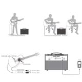 Ampli Guitar Nux Street Artist SA-40 Pin Sạc