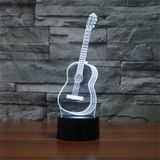 Đèn Led Guitar 3D Đổi Màu