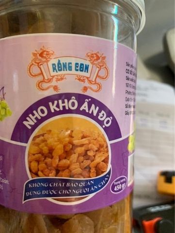  Nho Khô Rời Ấn Độ 