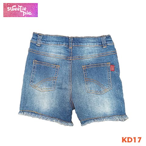  Quần Short Jeans Bé Gái (2-8t) 