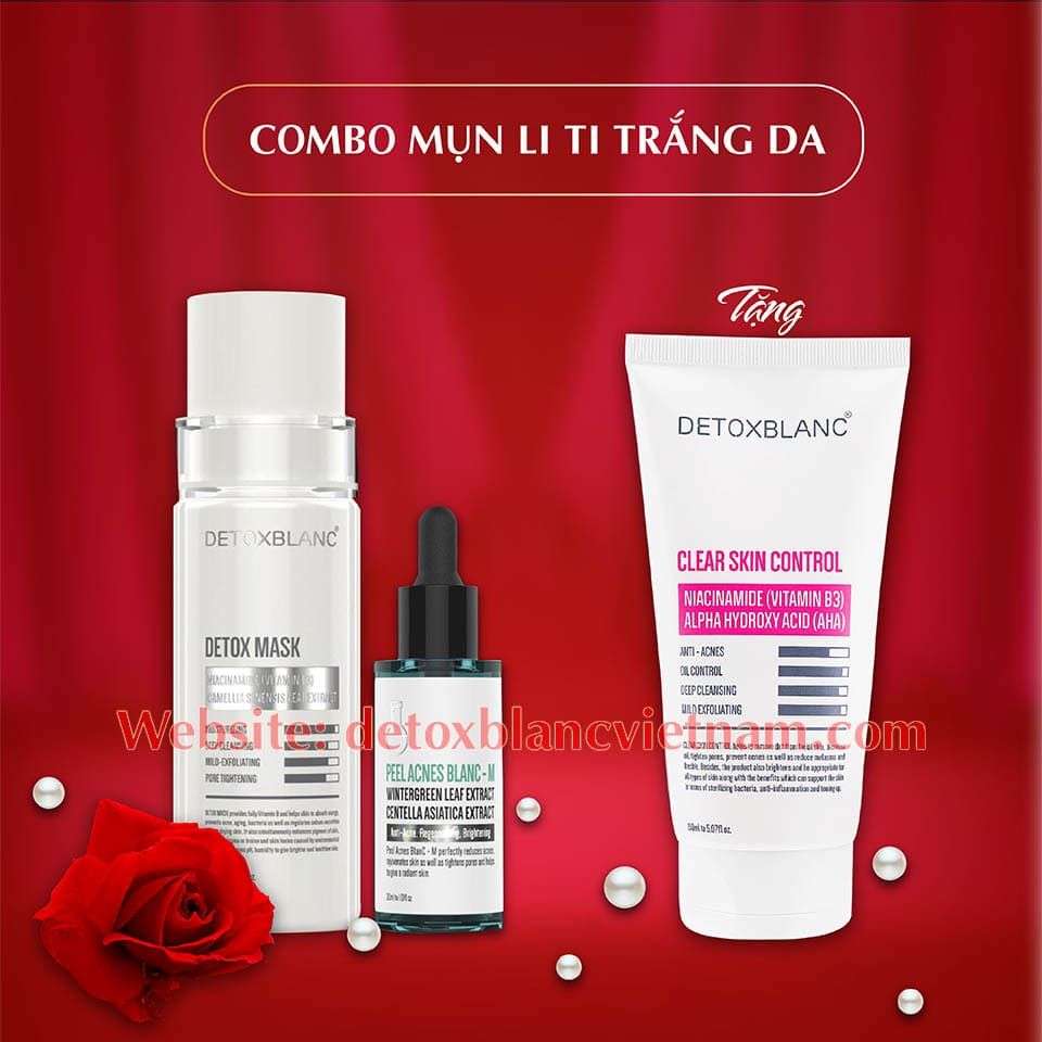 Combo Mụn Li Ti Detox BlanC