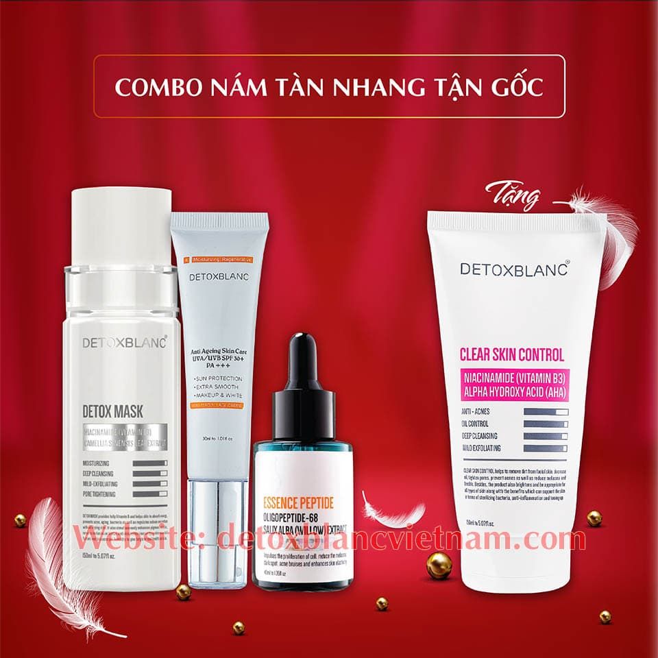 Combo Nám Tận Gốc Detox BlanC