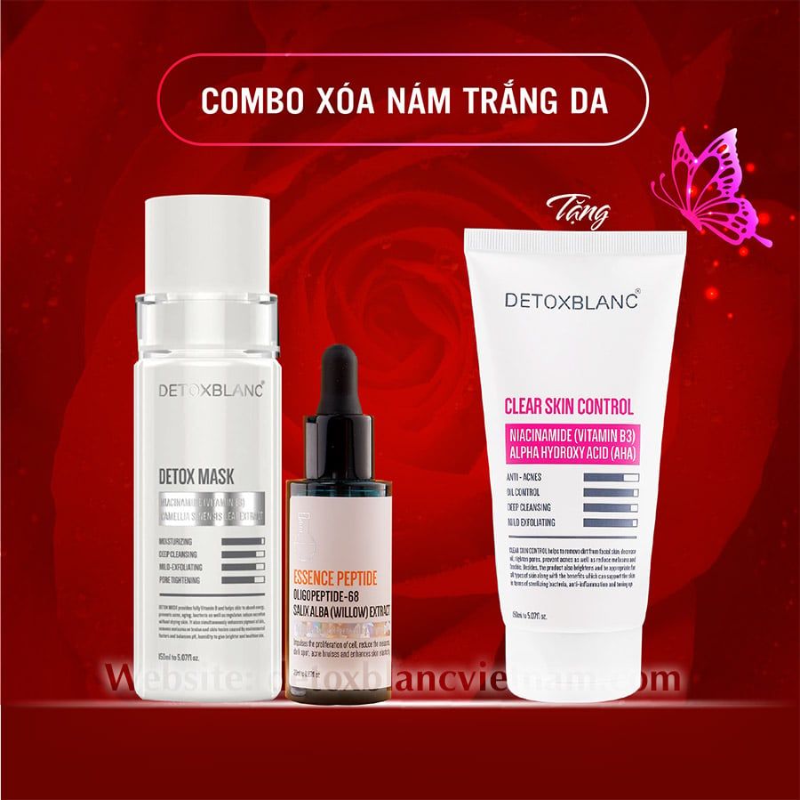 Bộ Đôi Nám Trắng Da - Combo Nám Detox BlanC