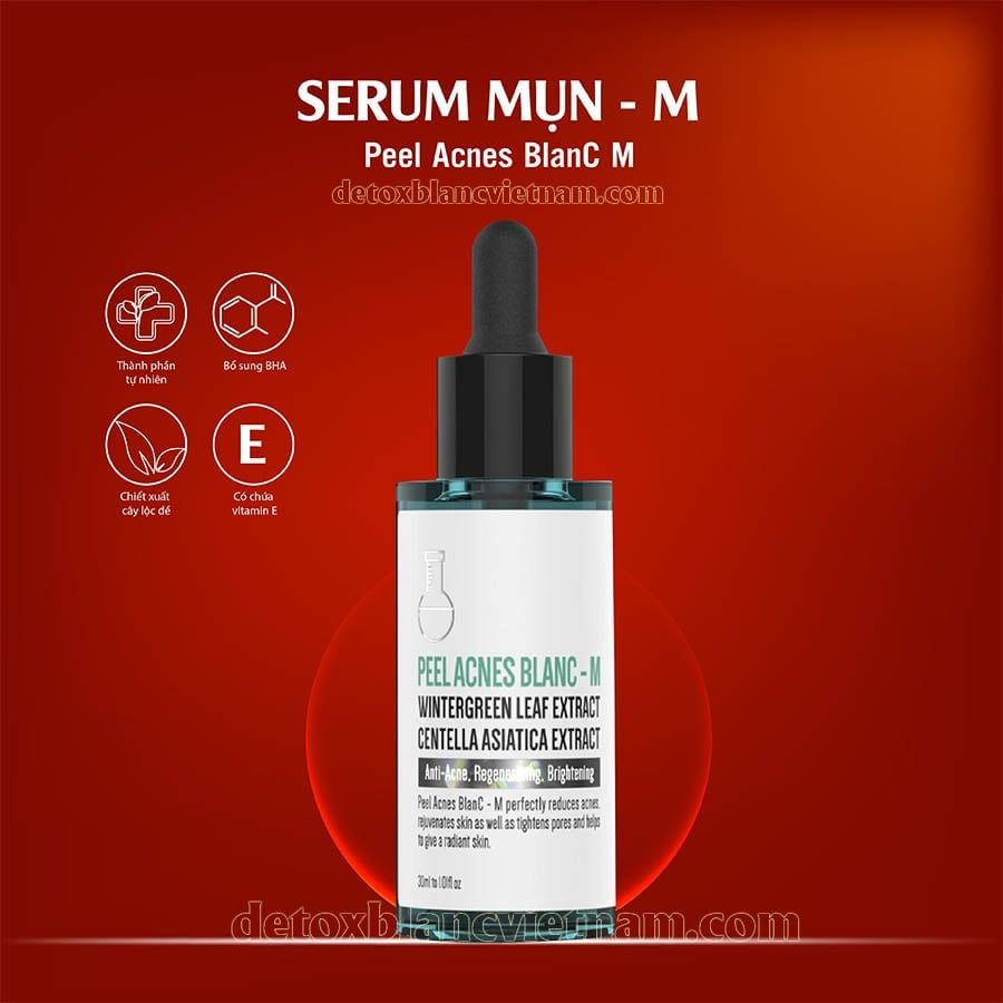 Serum Mụn M Detox BlanC - Cho Da Nhạy Cảm Ít Mụn