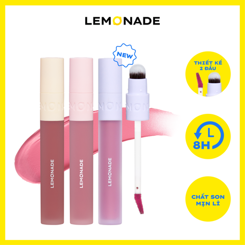  SON KEM MỊN LÌ THUẦN CHAY LEMONADE PERFECT COUPLE LIP 