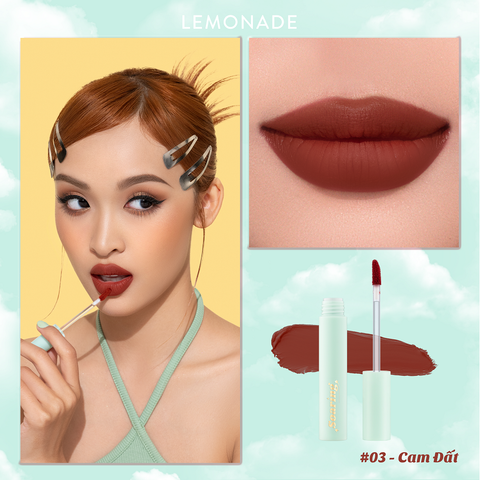  SON KEM LÌ NHẸ MÔI LEMONADE SOARING LIPCREAM 