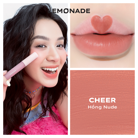  SON KEM MỊN LÌ THUẦN CHAY LEMONADE PERFECT COUPLE LIP - CAREFREE 