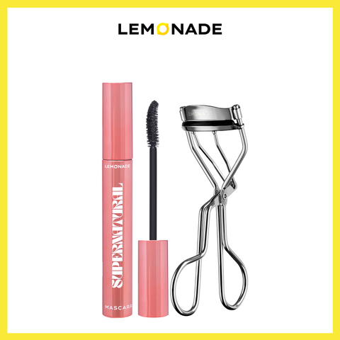  COMBO LEMONADE CHUỐT MI SUPERNATURAL MASCARA & KẸP MI CONG LÂU LEMONADE CURLER 