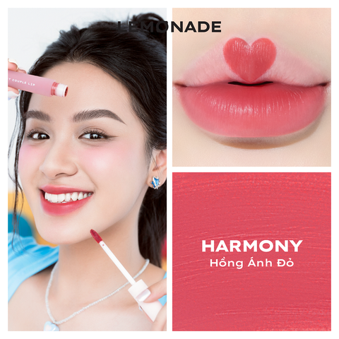  SON KEM MỊN LÌ THUẦN CHAY LEMONADE PERFECT COUPLE LIP - POUTING 