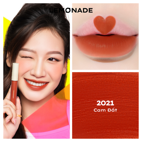  SON KEM MỊN LÌ THUẦN CHAY LEMONADE PERFECT COUPLE LIP - POUTING 