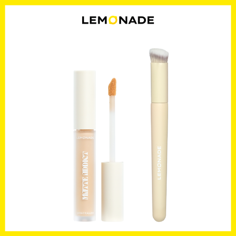  COMBO KEM CHE KHUYẾT ĐIỂM KIỀM DẦU BỀN MÀU MATTE ADDICT CONCEALER VÀ CỌ CHE KHUYẾT ĐIỂM CONCEALER BRUSH 