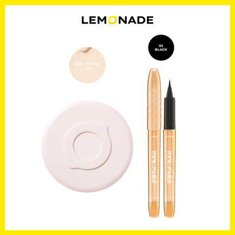  COMBO PHẤN NƯỚC SIÊU KIỀM DẦU SUPERMATTE CUSHION & BÚT KẺ MẮT MICRO EYELINER SUPERTIGER 