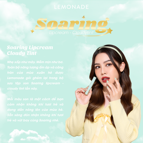  SON KEM LÌ NHẸ MÔI LEMONADE SOARING LIPCREAM 