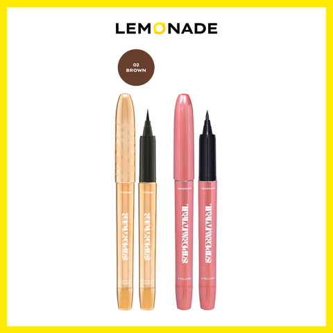 COMBO LEMONADE BÚT KẺ MẮT SUPERNATURAL VÀ MICRO EYELINER SUPERTIGER 