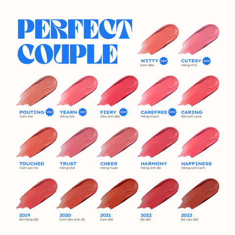  SON KEM MỊN LÌ THUẦN CHAY LEMONADE PERFECT COUPLE LIP 