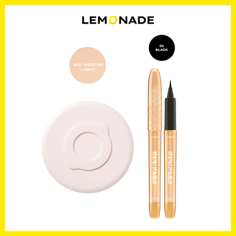  COMBO PHẤN NƯỚC SIÊU KIỀM DẦU SUPERMATTE CUSHION & BÚT KẺ MẮT MICRO EYELINER SUPERTIGER 