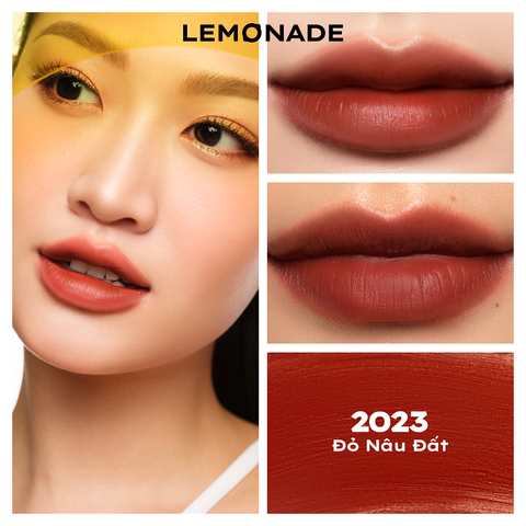  [QUÀ TẶNG] SON KEM MỊN LÌ THUẦN CHAY LEMONADE PERFECT COUPLE 5 YEARS & KẸP MI CONG LÂU LEMONADE CURLER 