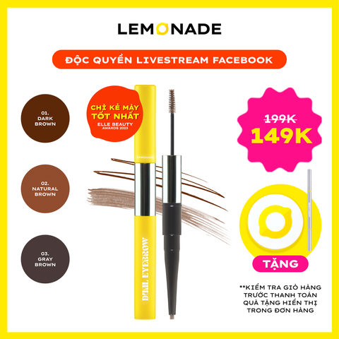  [LIVESTREAM] CHÌ KẺ MÀY 2 ĐẦU LEMONADE DUAL EYEBROW 