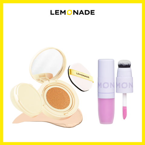  COMBO LEMONADE PHẤN NƯỚC MATTE ADDICT CUSHION & MÁ KEM MỊN LÌ PERFECT COUPLE BLUSH 