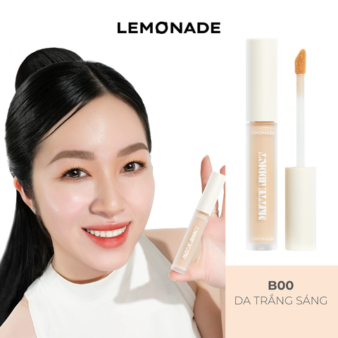  COMBO CHE KHUYẾT ĐIỂM KIỀM DẦU BỀN MÀU MATTE ADDICT CONCEALER &  KẸP MI CONG LÂU LEMONADE CURLER 