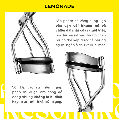  COMBO LEMONADE CHUỐT MI SUPERNATURAL MASCARA & KẸP MI CURLER 