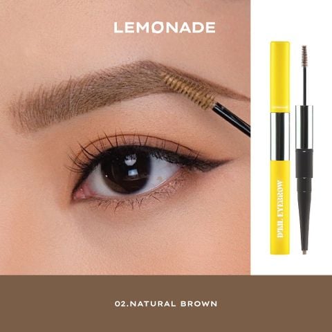  [QUÀ TẶNG] CHÌ KẺ MÀY 2 ĐẦU LEMONADE DUAL EYEBROW 