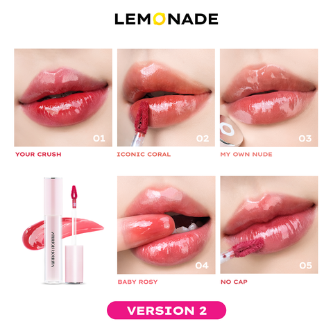  SON TINT BÓNG KHÔNG DÍNH BỀN MÀU LEMONADE MIRROR MIRROR WATER TINT 