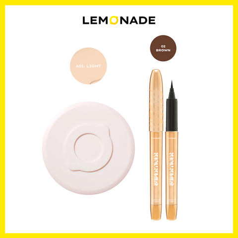  COMBO PHẤN NƯỚC SIÊU KIỀM DẦU SUPERMATTE CUSHION & BÚT KẺ MẮT MICRO EYELINER SUPERTIGER 