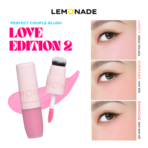  [QUÀ TẶNG] MÁ KEM MỊN LÌ THUẦN CHAY LEMONADE PERFECT COUPLE BLUSH 