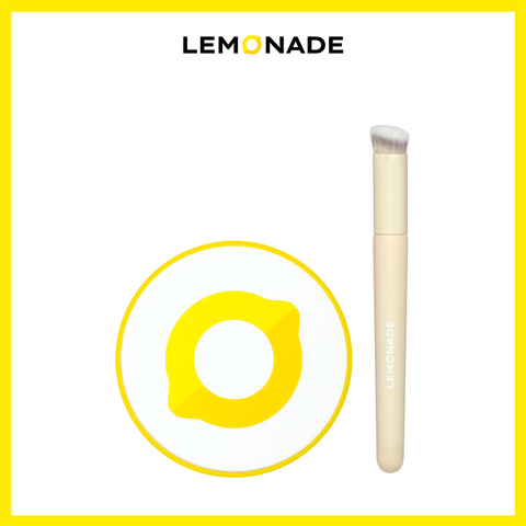  [QUÀ TẶNG] COMBO LEMONADE CỌ CHE KHUYẾT ĐIỂM CONCEALER BRUSH VÀ LÓT LY CAO SU 