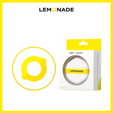  [QUÀ TẶNG] COMBO LEMONADE Cushion Puff Set - 3pcs VÀ LÓT LY CAO SU 
