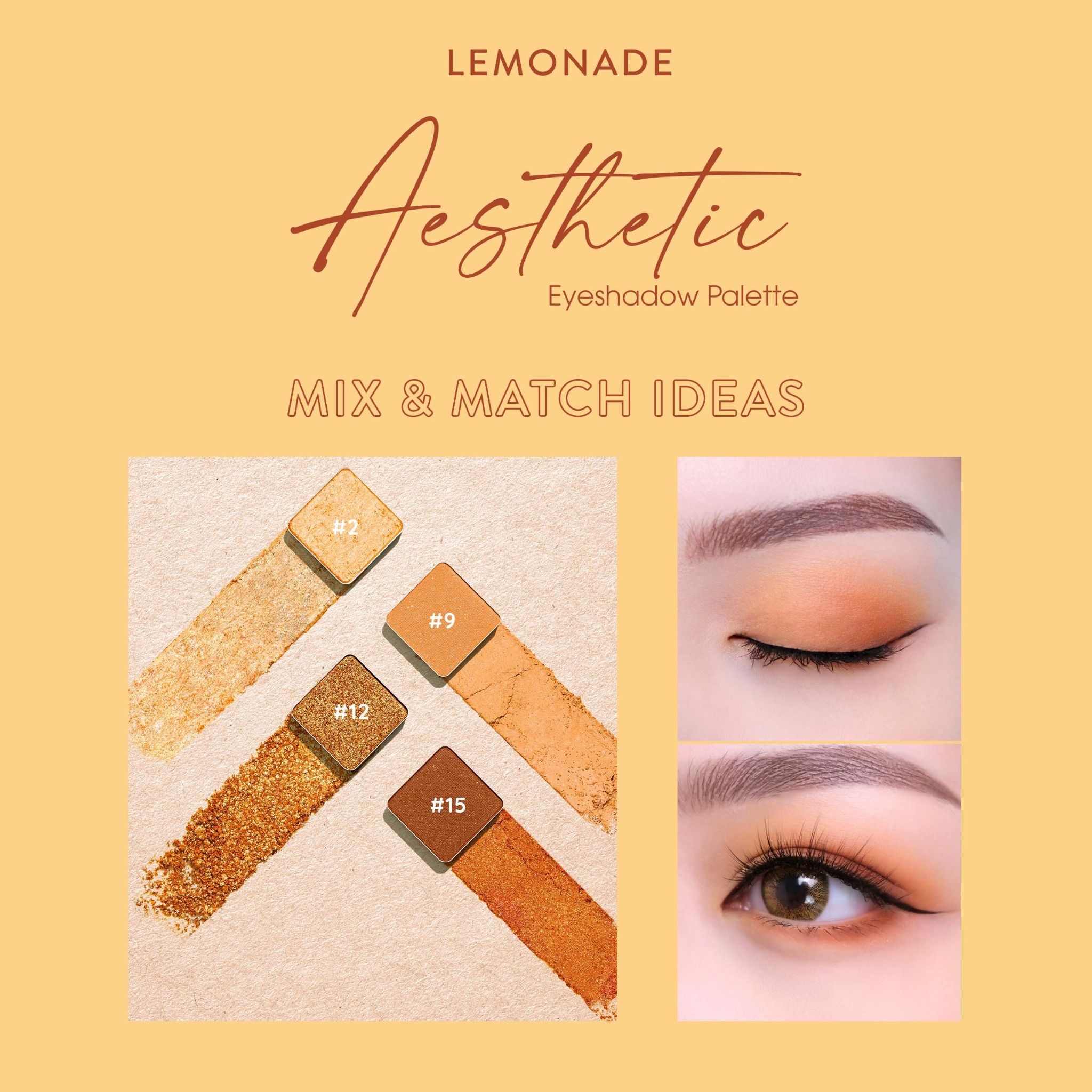  BẢNG PHẤN MẮT LEMONADE AESTHETIC EYESHADOW PALETTE 