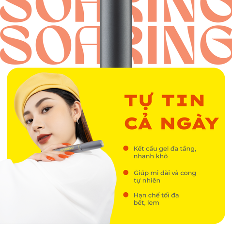  CHUỐT MI TƠI DÀI LÂU TRÔI LEMONADE SOARING MASCARA 