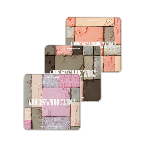  COMBO LEMONADE BẢNG PHẤN MẮT AESTHETIC MULTI-TASK PALETTE 10.8G & CHÌ KẺ MÀY 2 ĐẦU DUAL EYEBROW 