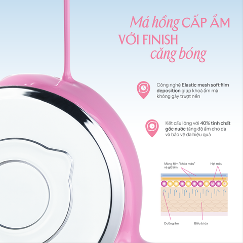  [DEAL MỞ BÁN] COMBO LEMONADE MÁ HỒNG CĂNG BÓNG MIRROR MIRROR BLUSH CUSHION 8G VÀ  CHÌ KẺ MÀY MICRO EYEBROW 0.1G 