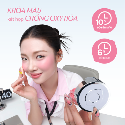  COMBO 2 MÁ HỒNG CĂNG BÓNG MIRROR MIRROR BLUSH CUSHION (8Gx8G) 