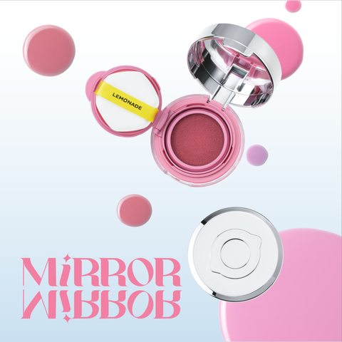  [DEAL MỞ BÁN] COMBO LEMONADE MÁ HỒNG CĂNG BÓNG MIRROR MIRROR BLUSH CUSHION 8G VÀ  CHÌ KẺ MÀY MICRO EYEBROW 0.1G 