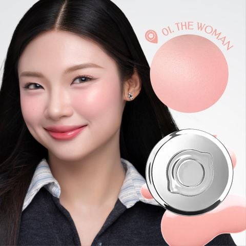  MÁ HỒNG CĂNG BÓNG DẠNG PHẤN NƯỚC THUẦN CHAY MIRROR MIRROR BLUSH CUSHION 8G 