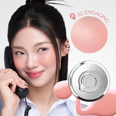  MÁ HỒNG CĂNG BÓNG DẠNG PHẤN NƯỚC THUẦN CHAY MIRROR MIRROR BLUSH CUSHION 8G 