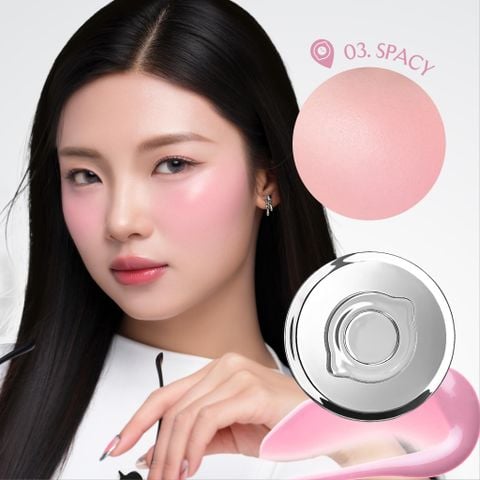  MÁ HỒNG CĂNG BÓNG DẠNG PHẤN NƯỚC THUẦN CHAY MIRROR MIRROR BLUSH CUSHION 8G 