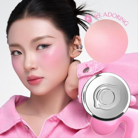  MÁ HỒNG CĂNG BÓNG DẠNG PHẤN NƯỚC THUẦN CHAY MIRROR MIRROR BLUSH CUSHION 8G 