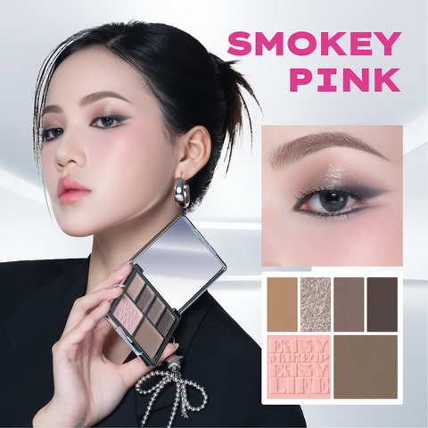  COMBO BẢNG PHẤN MẮT ĐA NĂNG LEMONADE AESTHETIC MULTI-TASK PALETTE 10.8G & CHUỐT MI TƠI DÀI LÂU TRÔI LEMONADE SOARING MASCARA 