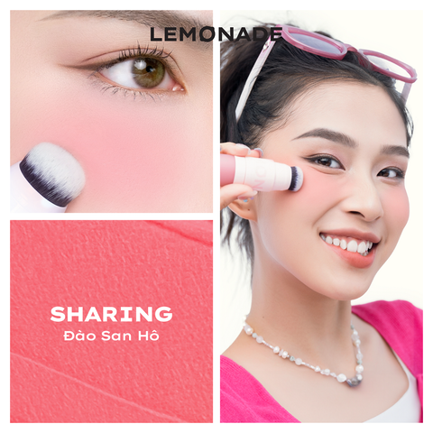  MÁ KEM MỊN LÌ THUẦN CHAY LEMONADE PERFECT COUPLE BLUSH 